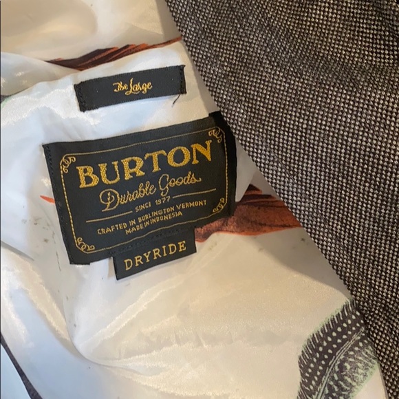 Burton Parka Gray Size Large - Picture 2 of 5